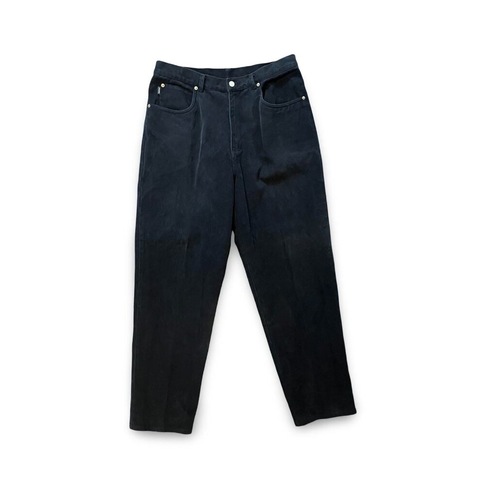 Lauren Ralph Lauren Pincord Corduroy Pants Womens Blue Straight Leg Size 16 - Picture 1 of 7